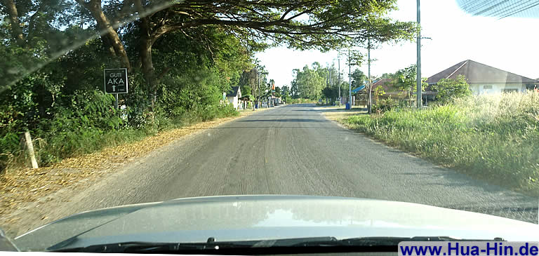 Ruhige Landstrassen in Hua Hin