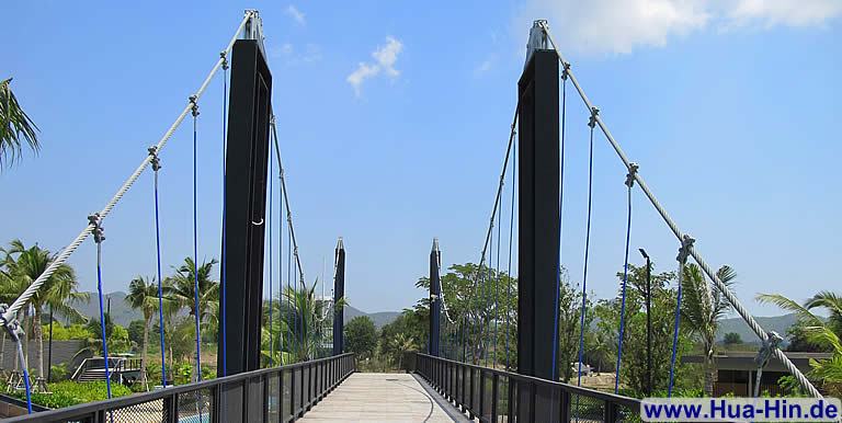 Hängebrücke Wasserpark Black Mountain Hua Hin