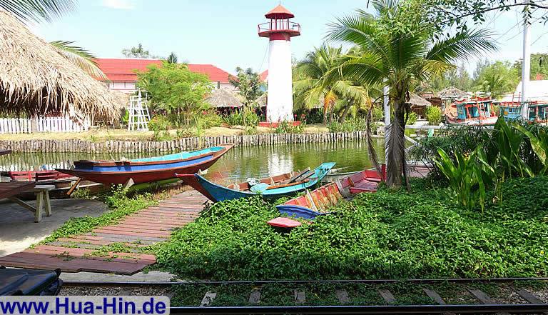 Traumhafte Kulisse Floating Market Hua Hin