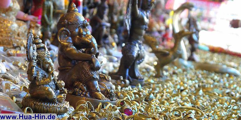 Ganesha und Ringe Nachtmarkt