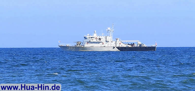 Kriegsschiffe Hua Hin Thailand
