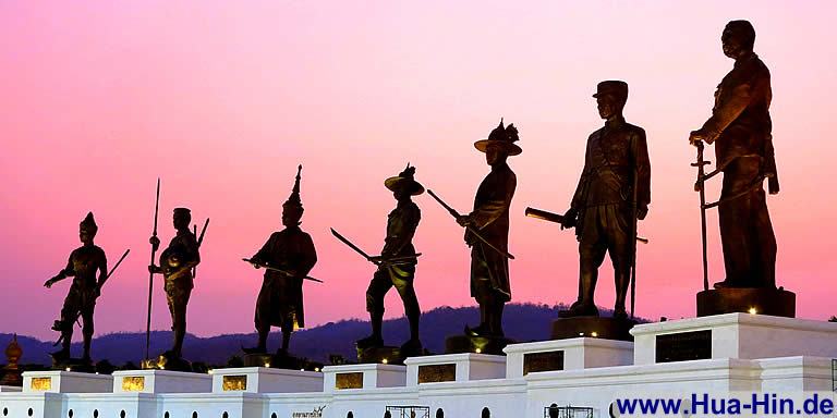 Bronze Statuen Rajabhakti Park