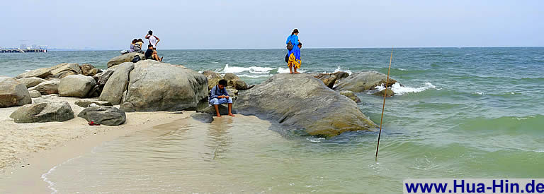 Felsen Strand Hua Hin