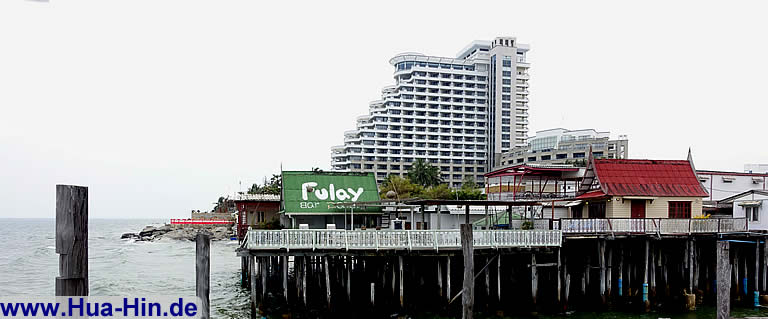Restaurants am Strand von Hua Hin