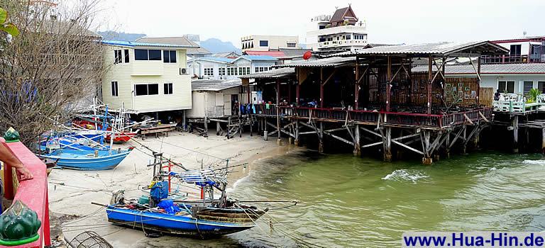 Fischerboote in Hua Hin