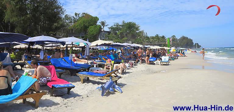 Sonnenliegen mieten in Hua Hin